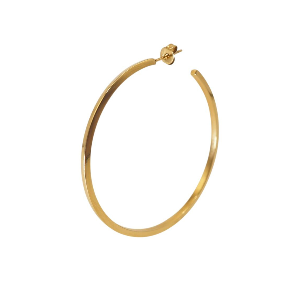 Olympia hoop, Ø2,7 cm - forgyldt